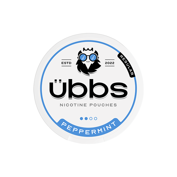 6mg Übbs Peppermint Nicotine Pouches - 20 Count Regular Strength - Nicotine Pouches