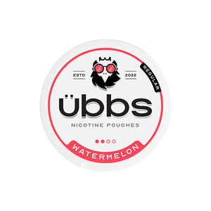 Übbs Watermelon Nicotine Pouches - 6mg Regular Strength - 20 Count