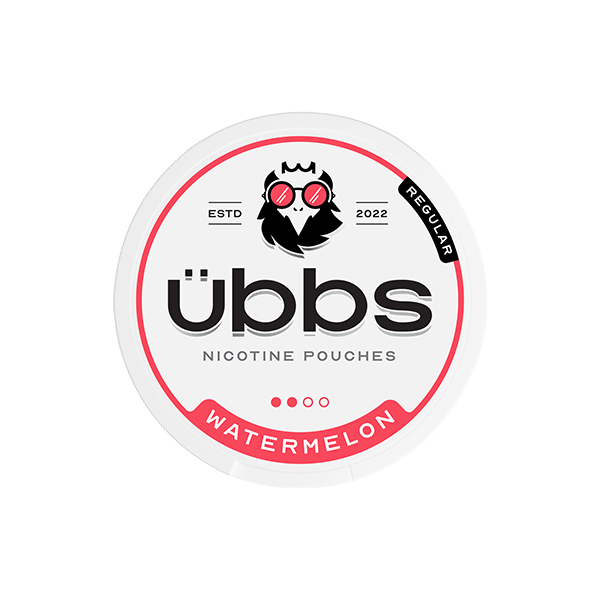 Übbs Watermelon Nicotine Pouches - 6mg Regular Strength - 20 Count