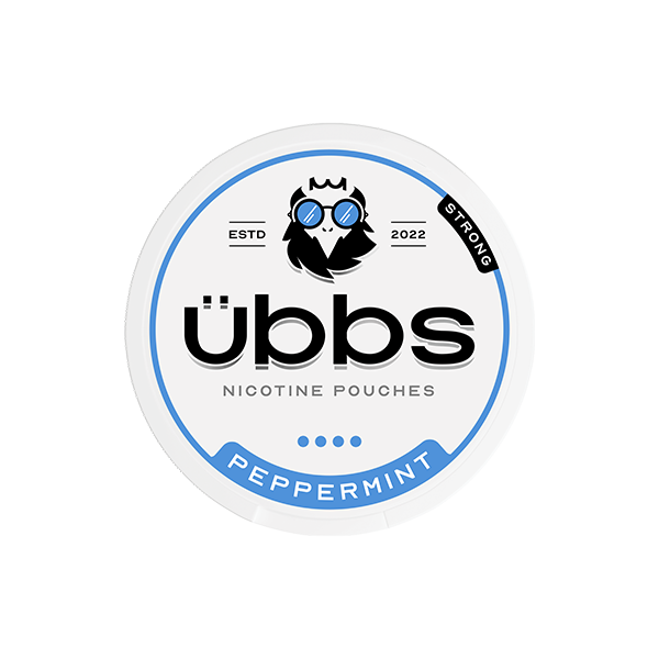 11mg Übbs Peppermint Nicotine Pouches - Strong Freshness in 20 Pouches