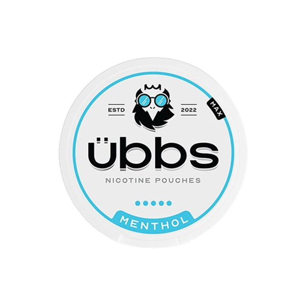 Übbs 14mg Menthol Max Strength Nicotine Pouches - 20 Count Pack