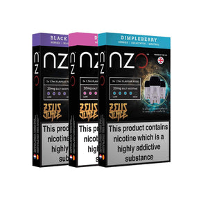 NZO 20mg Zeus Salt Cartridges with Red Liquids Nic Salt (50VG/50PG)