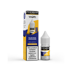 Kingston 10mg Podbar Salts 10ml Refill - 12 Flavors for Innokin Endura S1 (60VG/40PG)
