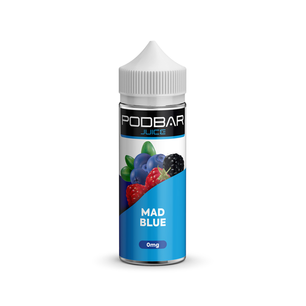 Kingston Podbar Juice 100ml Shortfill - 12 Flavors, 0mg Nicotine (50VG/50PG)