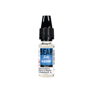 20mg Bear Flavours Vape 10ml Nic Salts (50VG/50PG)
