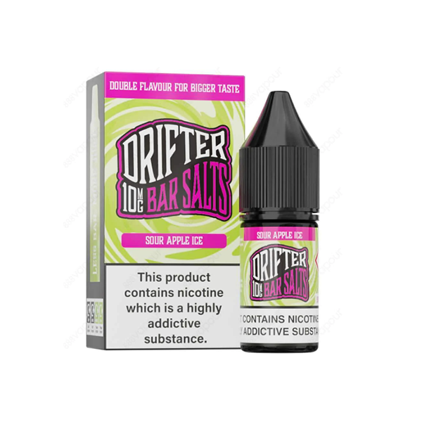 10mg Drifter Bar Nicotine Salts - 10ml Smooth Vaping Blend (50VG/50PG)
