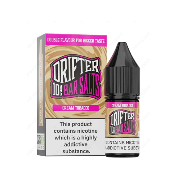 Load image into Gallery viewer, 10mg Drifter Bar Nicotine Salts - 10ml Smooth Vaping Blend (50VG/50PG)
