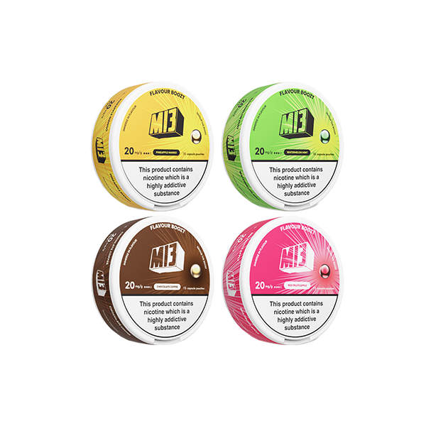 Sachets de nicotine M13 Boozt 20 mg - 15 sachets infusés de saveurs
