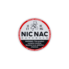 Load image into Gallery viewer, 3mg Nic Nac Naturals Nicotine - 15 Lozenge Tablets
