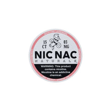 Load image into Gallery viewer, 3mg Nic Nac Naturals Nicotine - 15 Lozenge Tablets
