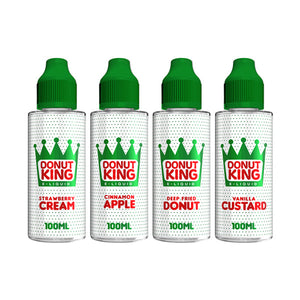 Donut King 100 ml Shortfill E-Liquid (0mg) - En dekadent Donut-upplevelse