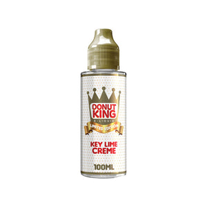 Donut King Édition Limitée 100 ml Shortfill - Saveurs de beignet gourmandes (0 mg, 70VG/30PG)