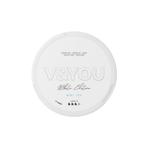 Sachets de nicotine V&YOU 8,8 mg White Edition - Profitez de 20 sachets avec 1 achat, obtenez 1 offre gratuite !
