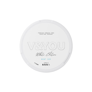 V&YOU 8.8mg White Edition Nicotine Pouches - Enjoy 20 Pouches with Buy 1 Get 1 Free Offer!