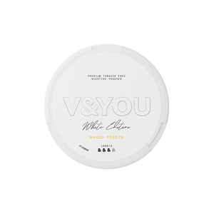 V&YOU 8.8mg White Edition Nicotine Pouches - Enjoy 20 Pouches with Buy 1 Get 1 Free Offer!