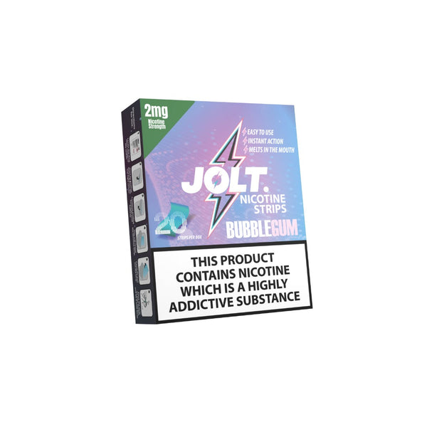 JOLT 2mg Smokeless Nicotine Dissolvable Strips - 20 Flavors - Nicotine Pouches