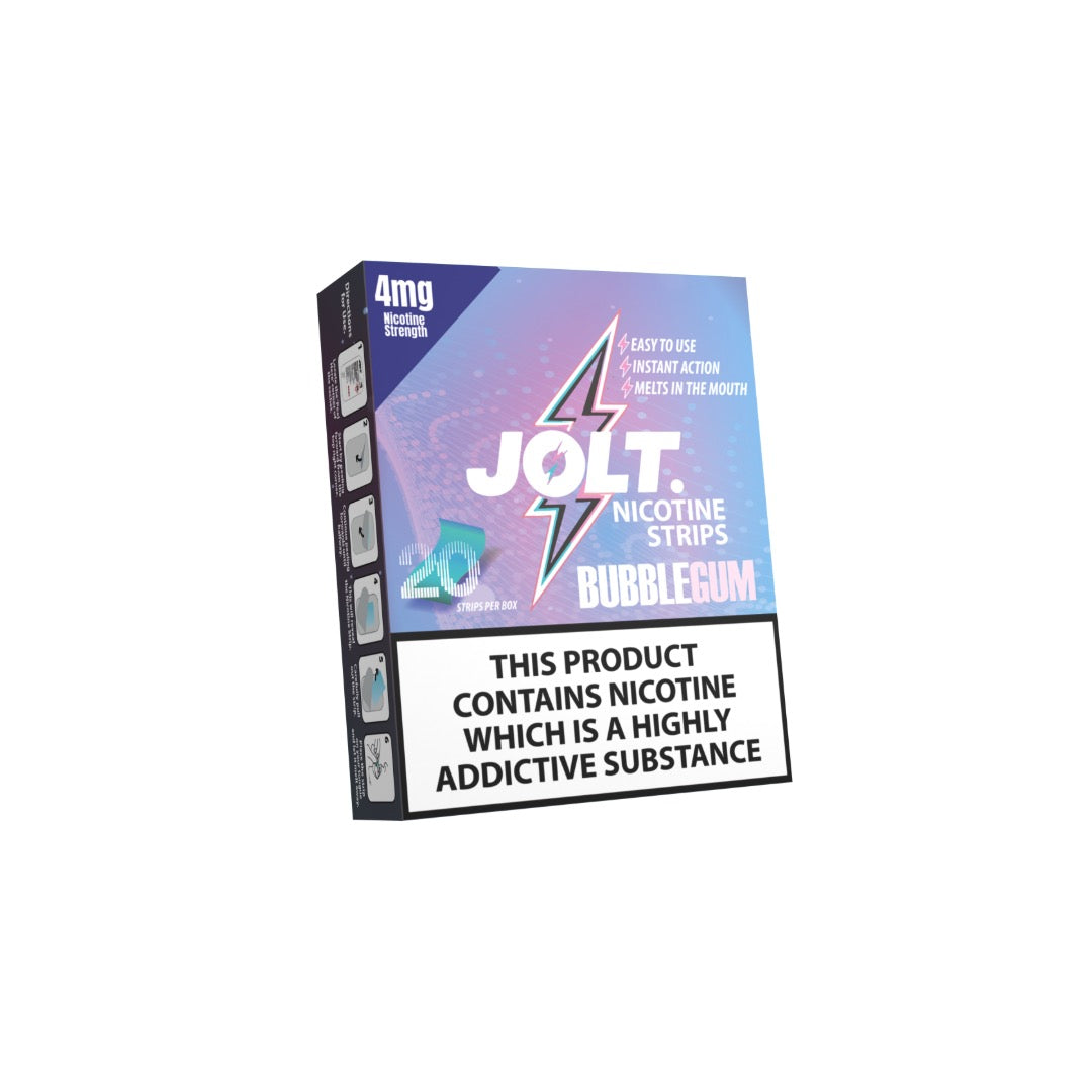 Bandes dissolvantes de nicotine JOLT de 4 mg - Paquet de 20 unités