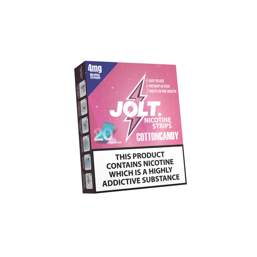 Bandes dissolvantes de nicotine JOLT de 4 mg - Paquet de 20 unités