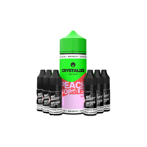 Crystalize Bar Salts 120ml Longfill with 6 Free Nicotine Shots - 0mg (50VG/50PG)