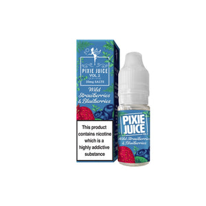 Pixie Juice Volume 2 - 20mg Nic Salts 10ml (50VG/50PG) for Smooth Vaping Experience