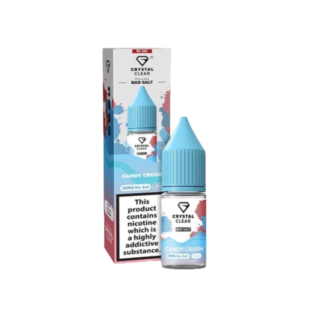 Load image into Gallery viewer, Crystal Clear 10mg Nic Salt E-Liquid 10ml (50VG/50PG)
