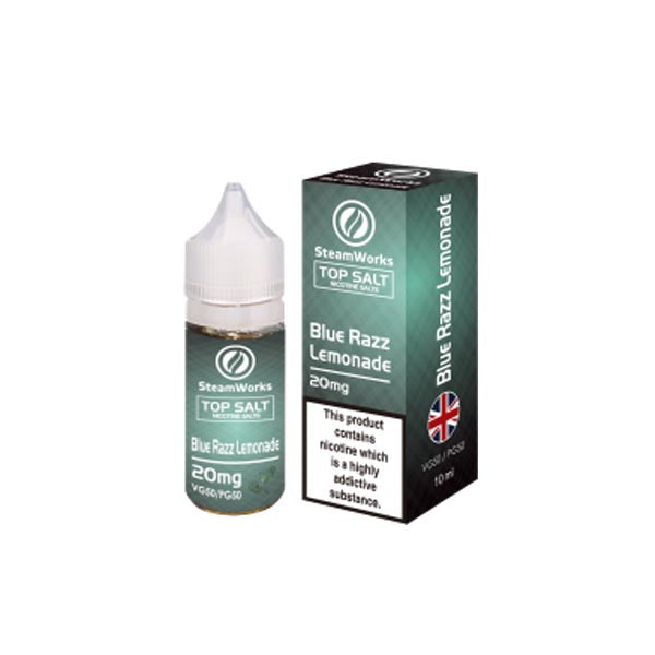 Load image into Gallery viewer, 20mg A-Steam Top Salt Nicotine Salts in Fruit Flavours - 10ml (50VG/50PG)
