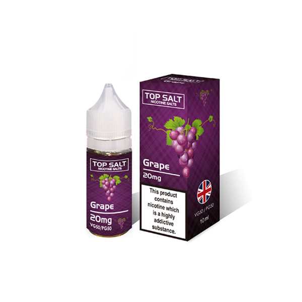 Load image into Gallery viewer, 20mg A-Steam Top Salt Nicotine Salts in Fruit Flavours - 10ml (50VG/50PG)
