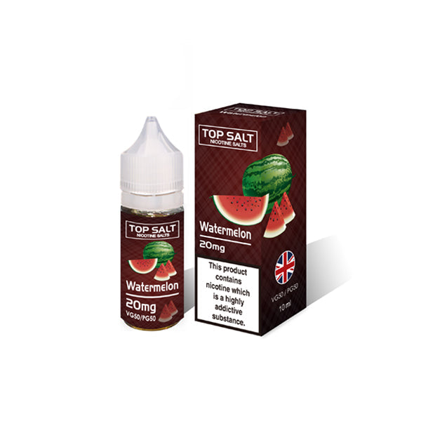 20mg A-Steam Top Salt Nicotine Salts in Fruit Flavours - 10ml (50VG/50PG)