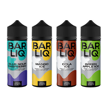 Laden Sie das Bild in den Galerie-Viewer, Bar Liq 0 mg Shortfill E-Liquid 120 ml (70VG/30PG) – Premium-Aromen für Sub-Ohm-Dampfen
