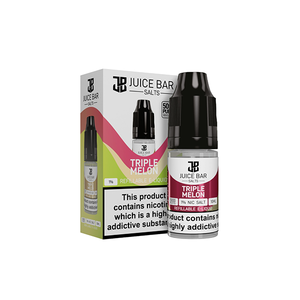 Juice Bar 10 mg Nicotine Salt E-Liquid - 5 csomag 10 ml-es palackok (50VG/50PG)