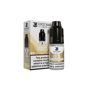 Juice Bar 10mg Nicotine Salt E-Liquid - 5-Pack of 10ml Bottles (50VG/50PG)