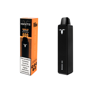 20 mg IGNITE V600 ühekordselt kasutatav vape – 600 hooti maitselist rahulolu