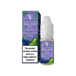 Pixie Juice Volume 2 - 20mg Nic Salts 10ml (50VG/50PG) for Smooth Vaping Experience