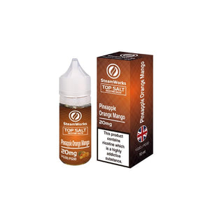 A-Steam 10 ml 10 mg Nic Salts mit Fruchtgeschmack – Top Salt Collection (50VG/50PG)