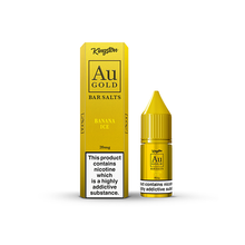 Attēla ielāde galerijas skatītājā, AU Gold 20mg nikotīna sāls — 10ml (60VG/40PG) no Kingston
