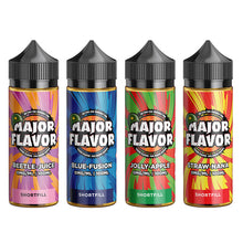 Lataa kuva galleria katsojaan, Major Flavor 100ml Shortfill 0mg (70VG/30PG)
