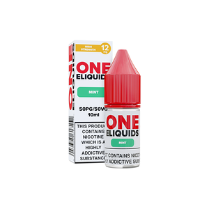12 mg One E-Liquides Shot de Nicotine Aromatisé 10 ml (50VG/50PG)