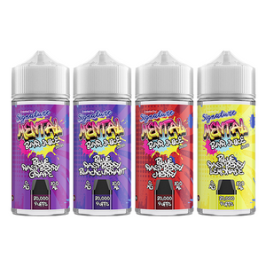 Signature Mental Bar Juice 0mg 100ml Shortfill - Blue Raspberry Bliss și multe altele!