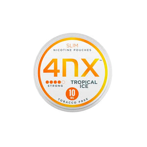 4NX Tropical Ice 10mg õhukesed nikotiinikotid – 20 count