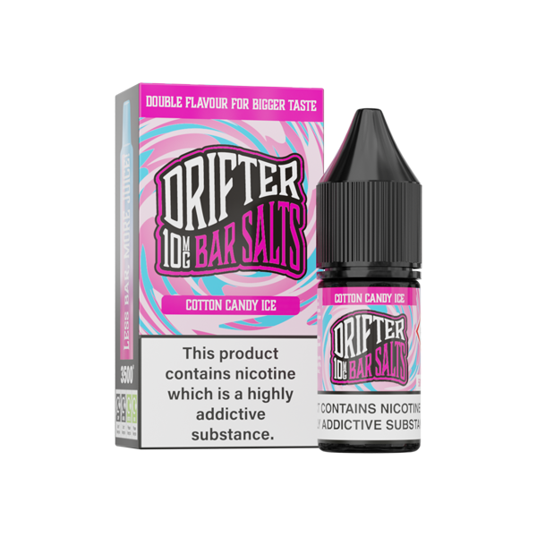 10mg Drifter Bar Nicotine Salts - 10ml Smooth Vaping Blend (50VG/50PG)