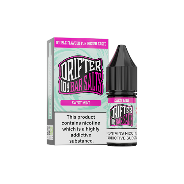 10mg Drifter Bar Nicotine Salts - 10ml Smooth Vaping Blend (50VG/50PG)