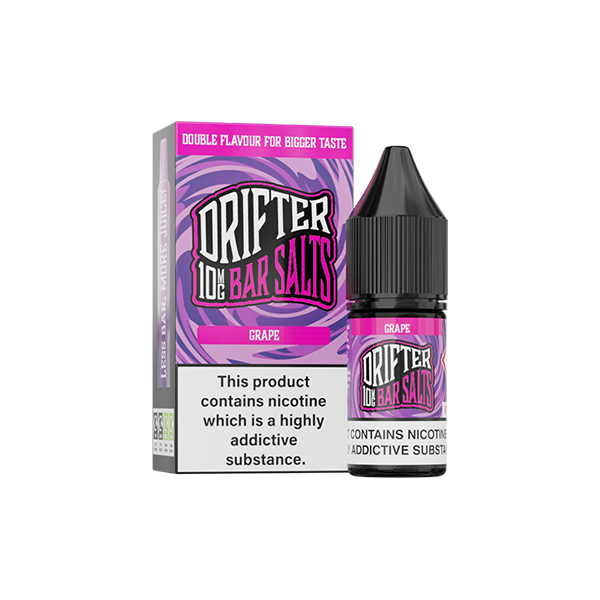 10mg Drifter Bar Nicotine Salts - 10ml Smooth Vaping Blend (50VG/50PG)