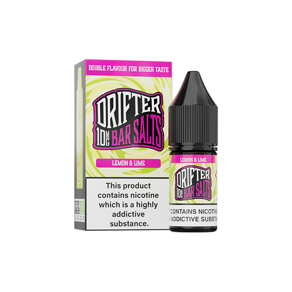 10mg Drifter Bar Nicotine Salts - 10ml Smooth Vaping Blend (50VG/50PG)