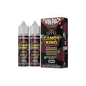 Candy king by drip daugiau 50ml shortfill 0mg twin pack (70vg/30pg)
