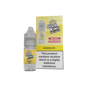 Soda King Bar Săruri 20mg Sare de nicotină - 10ml Suc Premium Vape (50VG/50PG)