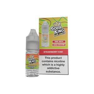 Soda King bársók 20 mg nikotin só - 10 ml prémium Vape Juice (50VG/50PG)