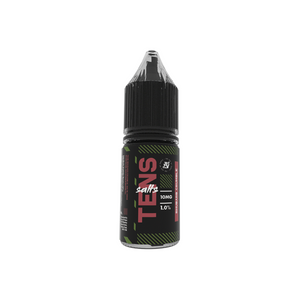 Tens Salts 5 mg Nikotin E-Liquid – 10 ml Sortenpackung (50VG/50PG) – Komplette Box mit 10 Geschmacksrichtungen