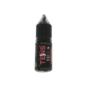 Tens Sali E-Liquid alla nicotina da 10 ml - Confezione da 10 gusti da 10 mg (50VG/50PG)