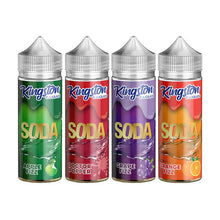 Load image into Gallery viewer, Kingston Soda 120ml Shortfill - Refreshing Fizzy Flavors (0mg Nicotine)
