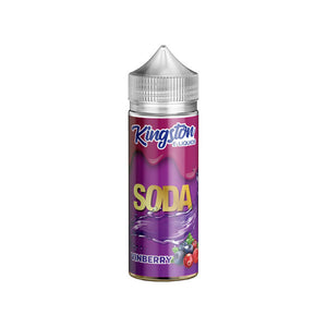 Kingston Soda 120ml Shortfill - Refreshing Fizzy Flavors (0mg Nicotine)